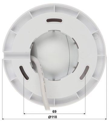 UNIARCH IPC-T124-APF40 3.7MP Dome IP kamera ar motorizētu varifokālo objektīvu