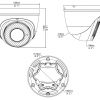 UNIARCH IPC-T315-APKZ 5MP Dome IP kamera ar motorizētu varifokālo objektīvu
