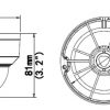 UNIVIEW IPC322LB-DSF28K-G 2.1MP Dome IP kamera ar motorizētu varifokālo objektīvu