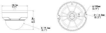 UNIVIEW IPC324SB-DF28K-I0 4MP Dome IP kamera ar motorizētu varifokālo objektīvu