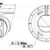 UNIVIEW IPC3612LB-SF28-A 2.1MP Dome IP kamera ar motorizētu varifokālo objektīvu