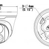 UNIVIEW IPC3614LB-SF28K-G 3.7MP Dome IP kamera