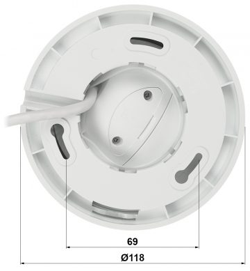 UNIVIEW IPC3614LE-ADF28KC-WL 4MP Dome IP kamera ar motorizētu varifokālo objektīvu