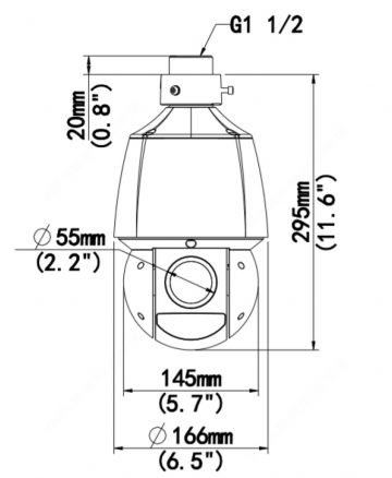 UNIVIEW IPC6424SR-X25-VF 4MP PTZ IP kamera ar motorizētu varifokālo objektīvu