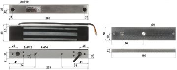 ELEKTROMAGNĒTISKAIS FIKSATORS JS-280W