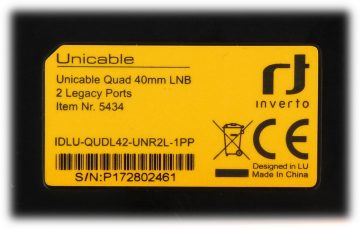 TV-SAT PARVEIDOTĀJS KONW/UNICAB+TWIN-INV