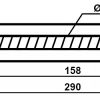 CABLE COVER RECESSED INTO THE PROFILE KP-6918