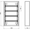 72-MODUĻU VIRSAPMETUMA SADALĪTĀJS LE-337203 XL3 S 160 LEGRAND