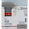 RESIDUAL CURRENT CIRCUIT BREAKER LE-411510 SINGLE PHASE, TYPE AC 30 mA 40 A LEGRAND