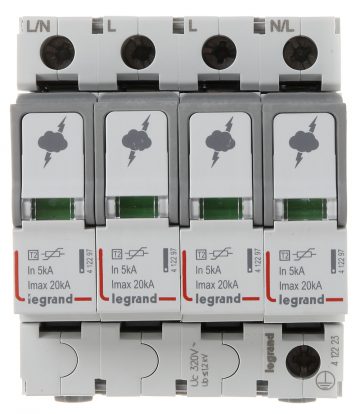 PĀRSPRIEGUMA IEROBEŽOTĀJS LE-412223 TRĪSFĀŽU TIPS 2 LEGRAND