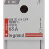 DROŠINĀTĀJSLĒDZIS LE-606609 VIENFĀZES 63 A D02 LEGRAND