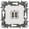 UZLĀDES LIGZDA LE-764594 Niloe 2 USB PORTI 2.4A/5V LEGRAND