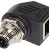 LEŅĶISKAIS ADAPTERIS M12D-W/RJ45-G