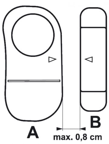 ДАТЧИК ОТКРЫТИЯ С ТРЕВОГОНОВОЙ СИГНАЛИЗАЦИЕЙ MA-05A3