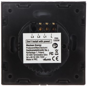 Сенсорный многополюсный переключатель MCE-703W 4,35 А MACLEAN