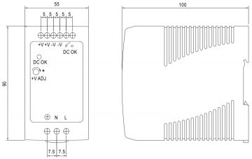 SLĒGIERĪCES ADAPTERIS MDR-100-12