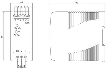 SLĒGIERĪCES ADAPTERIS MDR-40-12