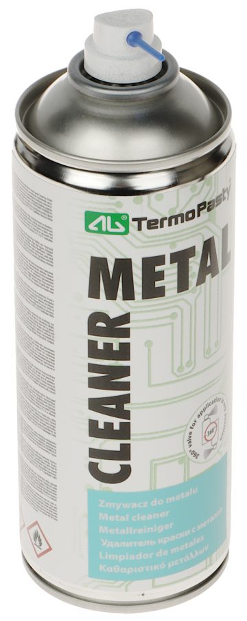 METĀLA TĪRĪTĀJS METAL-CLEANER/400 IZSMIDZINĀMS LĪDZEKLIS 400 ml AG TERMOPASTY