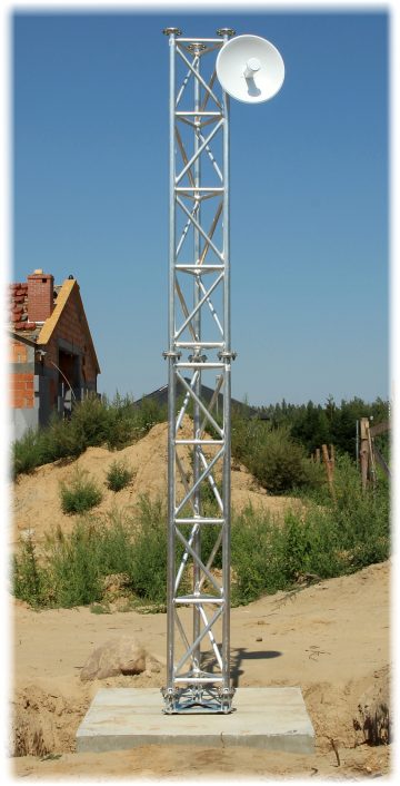 REŽĢU KONSTRUKCIJAS MASTS NO ALUMĪNIJA MK-1.5