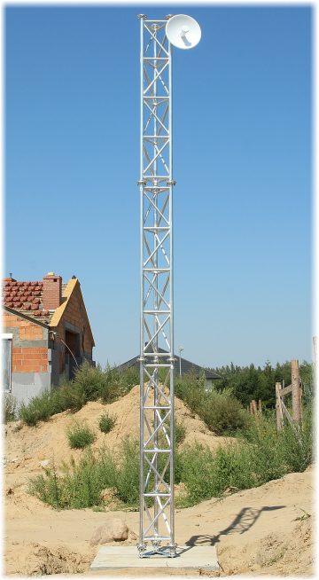 REŽĢU KONSTRUKCIJAS MASTS NO ALUMĪNIJA MK-1.5