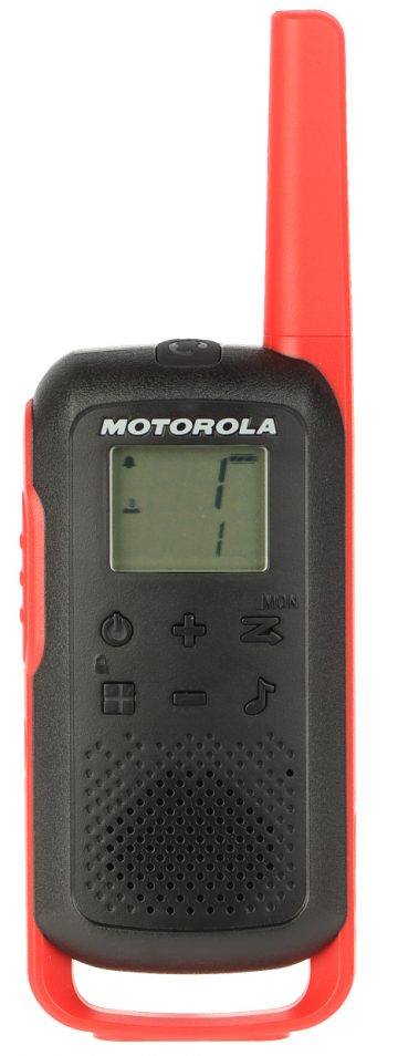 2 PMR RADIOTELEFONU KOMPLEKTS MOTOROLA-T62/RED 446.1 MHz ... 446.2 MHz