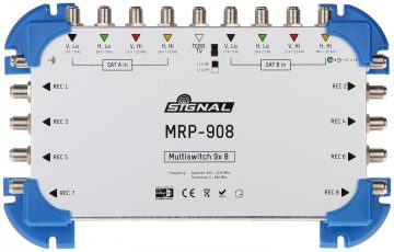 MULTISWITCH MRP-908 9 ĮVESTYS/8 IŠVESTYS SIGNALAS