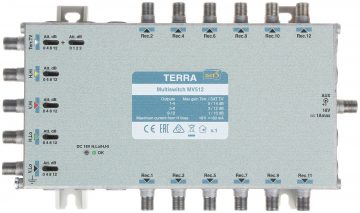 MULTISWITCH MV-512 5 IEEJAS / 12 IZEJAS TERRA MULTISWITCH MV-512 5 IEEJAS / 12 IZEJAS TERRA