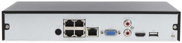 IP REJESTRATORS NVR4104HS-P-4KS2/L 4 KANĀLI, 4 PoE DAHUA