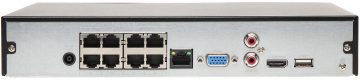 IP REJESTRATORS NVR4108HS-8P-EI 8 KANĀLI, 8 PoE WizSense DAHUA