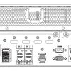 IP REJESTRATORS NVR616-128-4KS2 128 KANĀLI +eSATA DAHUA