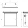 ZEMAPMETUMA KORPUSS OMP-3 344 x 338 x 118 mm (AR ATLOKU)