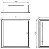 ZEMAPMETUMA KORPUSS OMP-4 444 x 438 x 118 mm