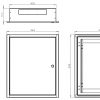 ZEMAPMETUMA KORPUSS OMP-5 539 x 444 x 120 mm