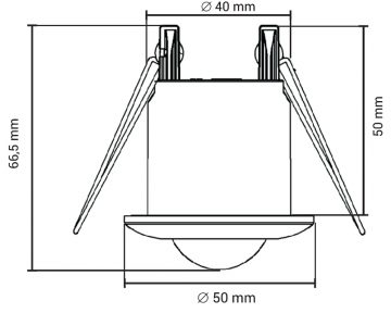 KUSTĪBAS DETEKTORS PIESTIPRINĀŠANAI PIE GRIESTIEM OR-CR-235 AC 230V KUSTĪBAS DETEKTORS PIESTIPRINĀŠANAI PIE GRIESTIEM OR-CR-235 AC 230V