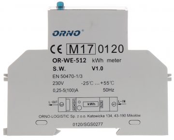 Счетчик электроэнергии OR-WE-512 однофазный ORNO