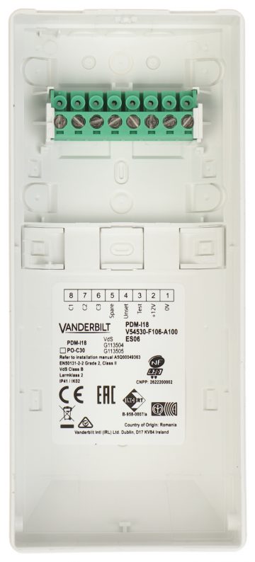SENSORS PIR PDM-I18 Vanderbilt SENSORS PIR PDM-I18 Vanderbilt
