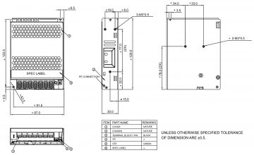 SLĒGIERĪCES ADAPTERIS PMT-12V100W2BA Delta Electronics