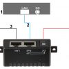 ADAPTERIS STRĀVAS PIEGĀDEI AR VĪTĀ PĀRA KABELI POE-UNI/2C