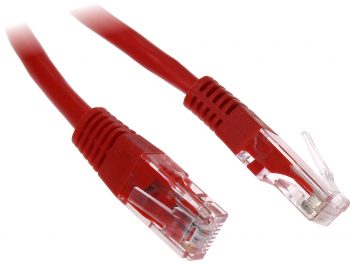 PATCHCORD RJ45/6/0.5-RED 0.5 m