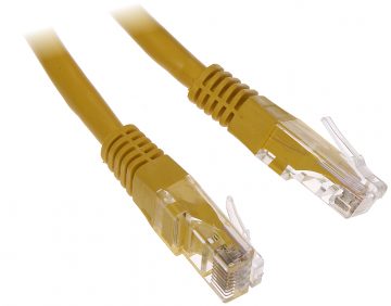 PATCHCORD RJ45/6/0.5-YELLOW 0.5 m