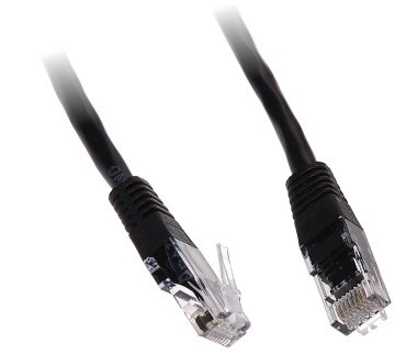 PATCHCORD RJ45/6/1.5-BLACK 1.5 m