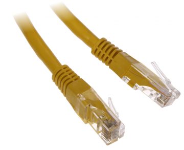 PATCHCORD RJ45/6/1.5-YELLOW 1.5 m