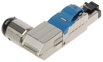 EKRANĒTS LEŅĶA MODULĀRAIS SPRAUDNIS RJ45/FTP6A-HAND-KAT