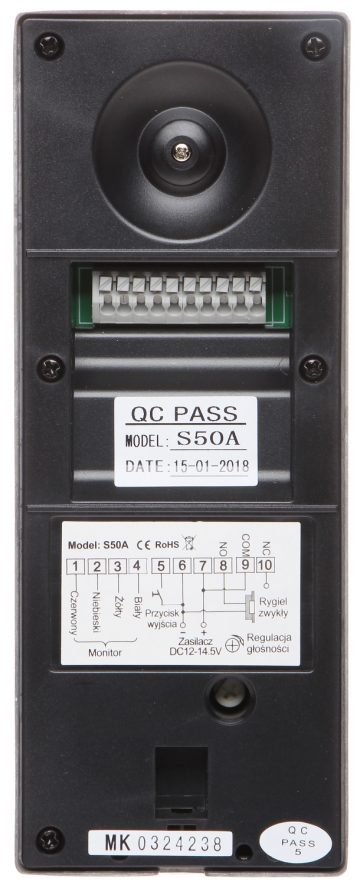 VIDEO DOMOFONS S50A VIDOS