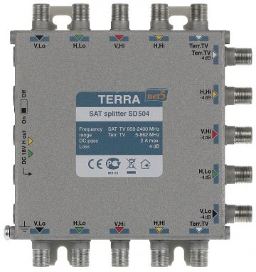 SPLITTER TV/SAT SD-504