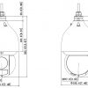 DAHUA SD5A445XA-HNR 4MP PTZ IP kamera ar motorizētu varifokālo objektīvu