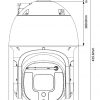 DAHUA SD8A440-HNF-PA 4MP PTZ IP kamera ar motorizētu varifokālo objektīvu