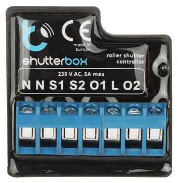 SMART CONTROLLER FOR ROLLER SHUTTERS SHUTTERBOX/BLEBOX Wi-Fi, 230 V AC
