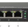 SWITCH POE SPS-4P/1 5-PORTU
