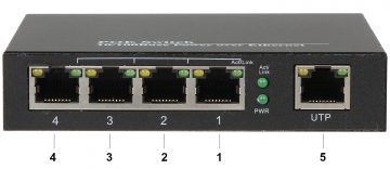 SWITCH POE SPS-4P/1 5-PORTU